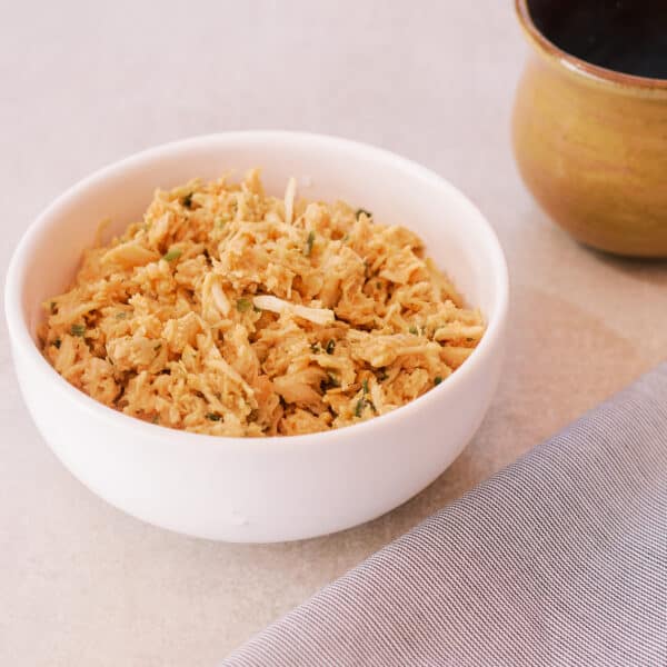 PORÇÃO DE FRANGO DESFIADO 120G